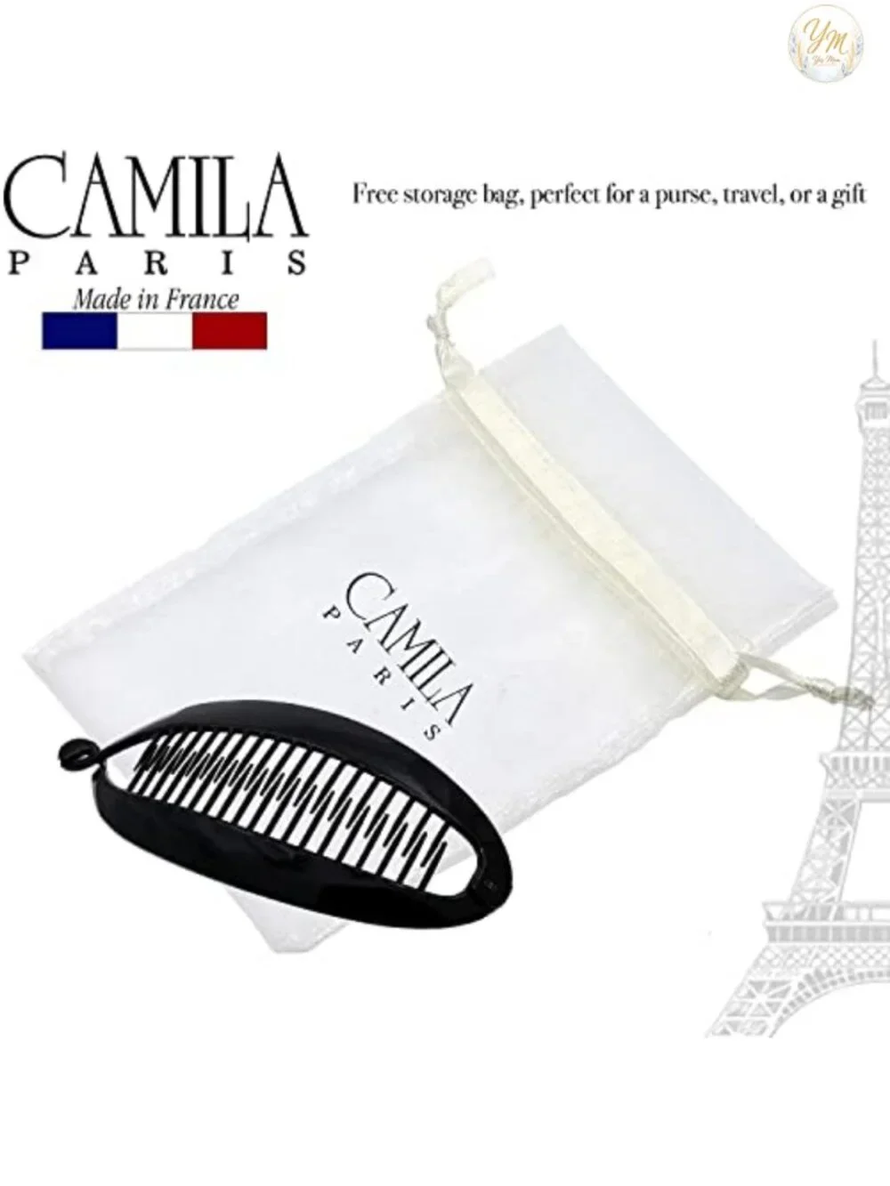 2 Pack Extra Large Banana Hair Clips for Thick Hair, Cellulose Acetate,